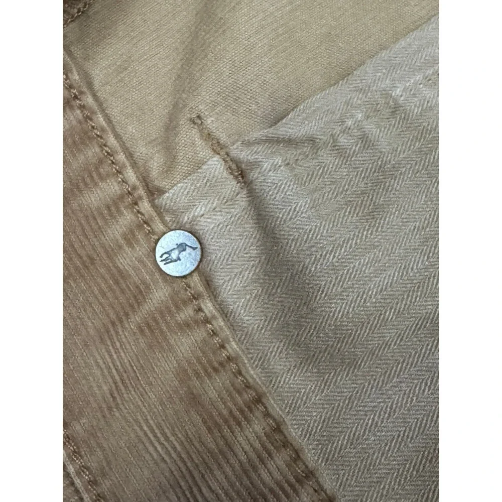 Ralph Lauren VTG Corduroy Pants Men 31x30 Tan Slim Straight Stretch Tan 5-Pocket